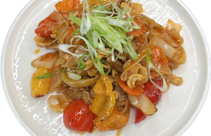 Stir Fry Cashew Nut with Rice Noodles