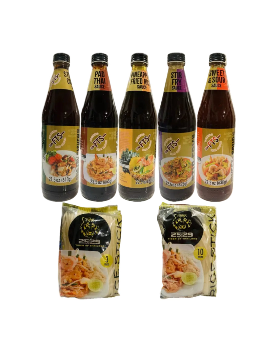 Forking Thai Sauce 5 Bottle 2 Noodle Bundle